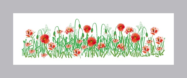 Christine Watson - Field of Poppies Tribute Landscape 2014